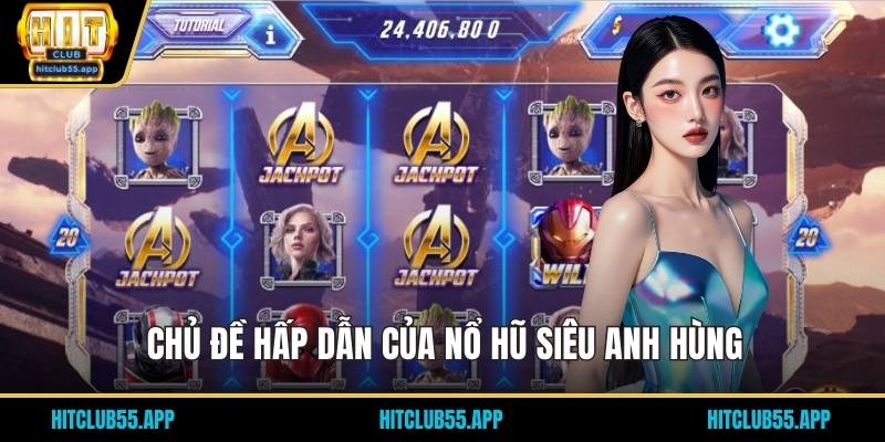 Chủ đề hấp dẫn của nổ hũ siêu anh hùng