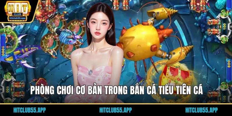 Phòng chơi cơ bản trong bắn cá tiểu tiên cá